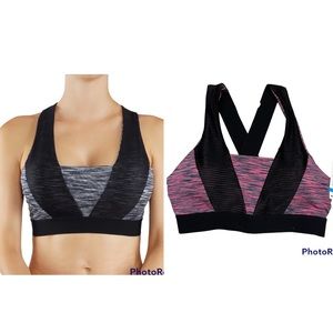 Shoactive sports bra yoga top with removable pad Back size M